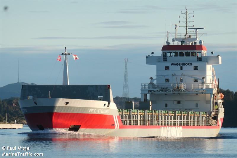 vechtborg (General Cargo Ship) - IMO 9160334, MMSI 244615184, Call Sign PCZF under the flag of Netherlands