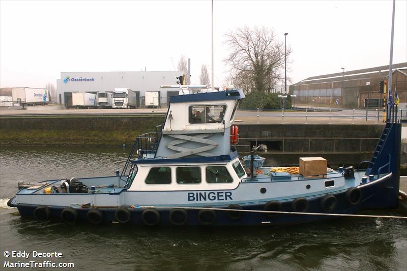 binger (WIG) - IMO , MMSI 244630713, Call Sign PG5623 under the flag of Netherlands