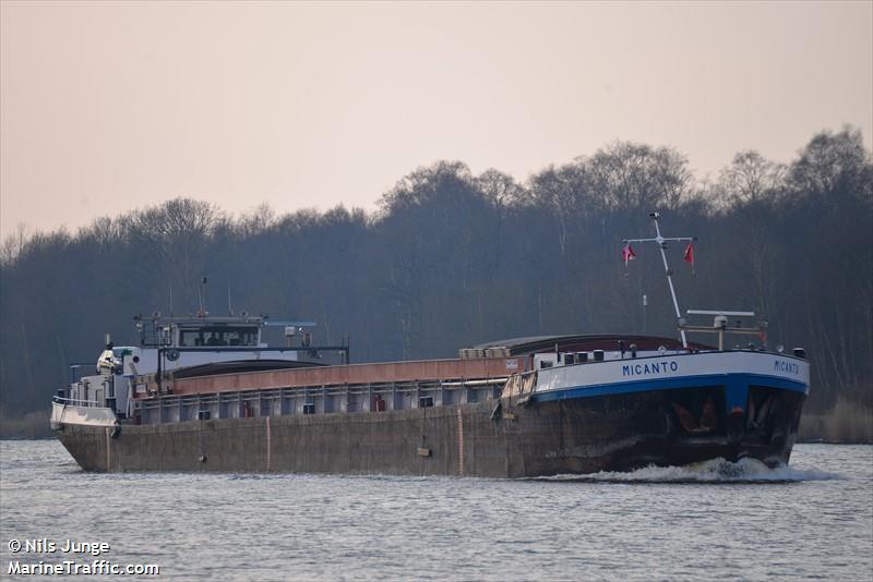 micanto (Cargo ship) - IMO , MMSI 244660856, Call Sign PI6896 under the flag of Netherlands