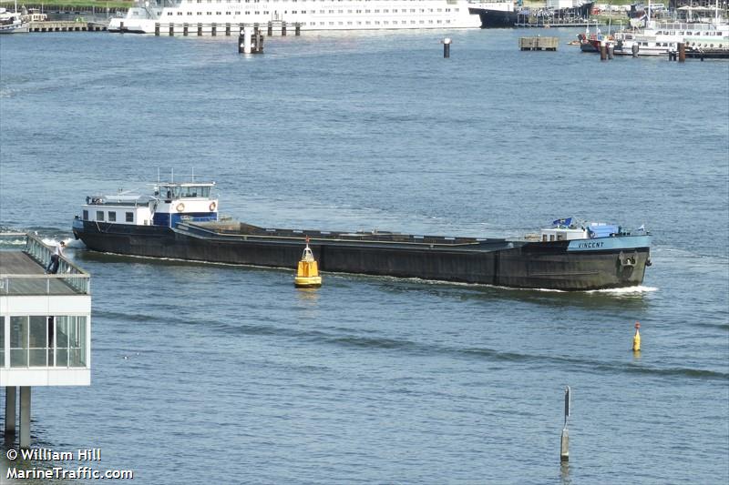 vincent (Cargo ship) - IMO , MMSI 244730873, Call Sign PD2614 under the flag of Netherlands