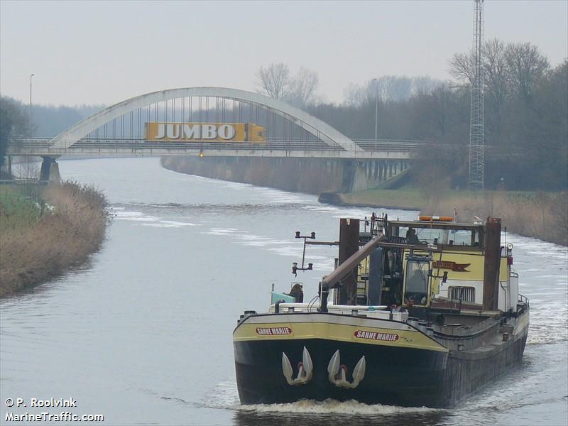sanne marije (Dredging or UW ops) - IMO , MMSI 244780833, Call Sign PB 5332 under the flag of Netherlands