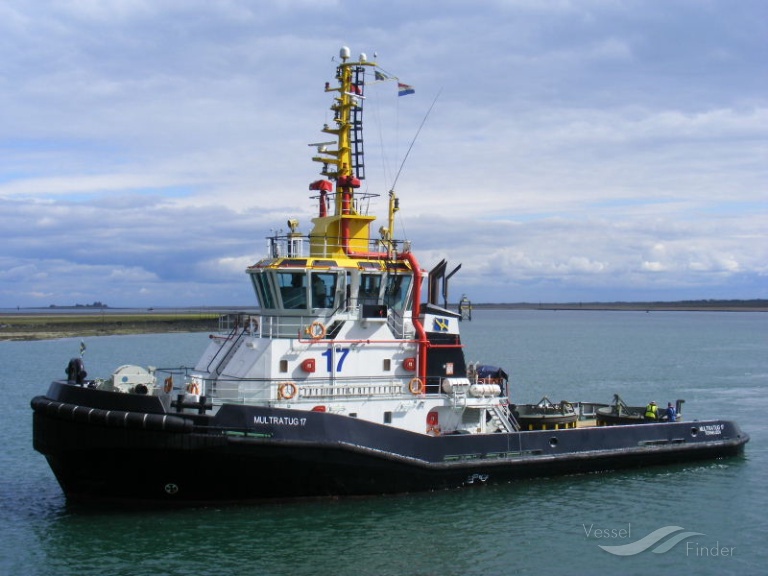 multratug 17 (Tug) - IMO 9481752, MMSI 245555000, Call Sign PHPV under the flag of Netherlands