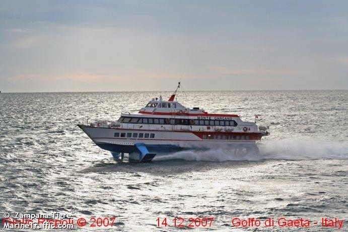 monte gargano (Passenger Ship) - IMO 8712623, MMSI 247044200, Call Sign IWZD under the flag of Italy