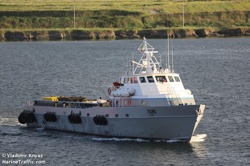 tigre (Offshore Tug/Supply Ship) - IMO 8968507, MMSI 247342100, Call Sign IJIL2 under the flag of Italy