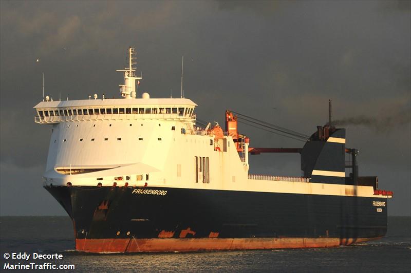 frijsenborg (Ro-Ro Cargo Ship) - IMO 9645396, MMSI 247371500, Call Sign IBLU under the flag of Italy