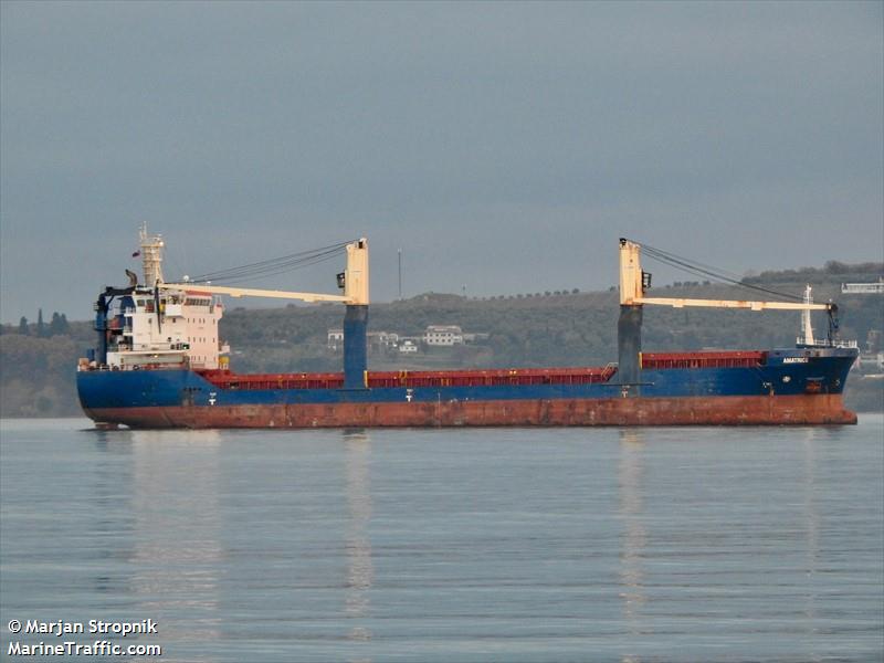amatrice (General Cargo Ship) - IMO 9408712, MMSI 247387400, Call Sign IBSL under the flag of Italy