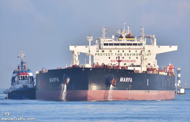marfa (Tanker) - IMO 9773478, MMSI 248108000, Call Sign 9HA4519 under the flag of Malta