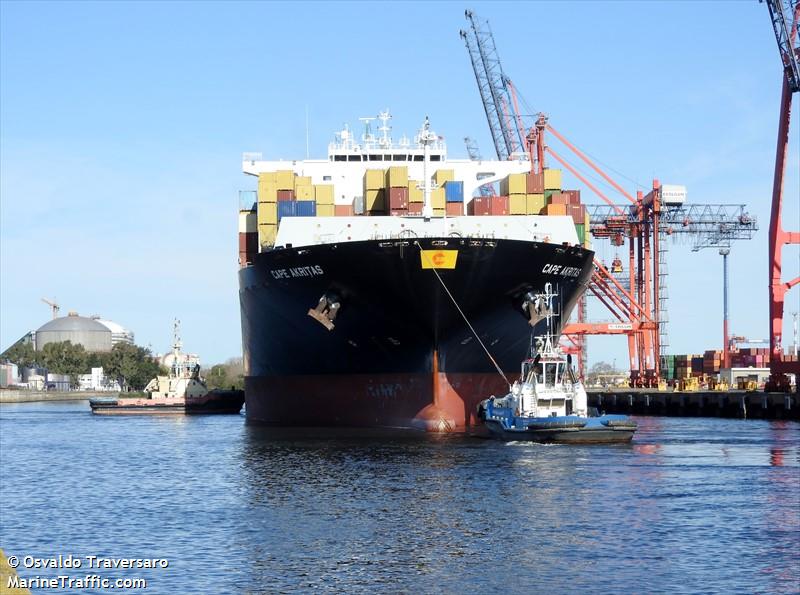 cape akritas (Container Ship) - IMO 9706190, MMSI 249202000, Call Sign 9HA4147 under the flag of Malta