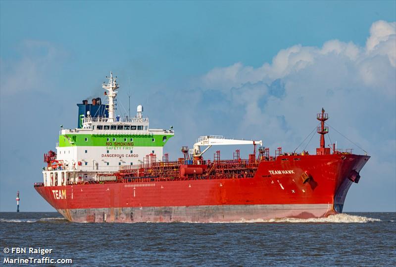 team hawk (Chemical/Oil Products Tanker) - IMO 9396000, MMSI 249445000, Call Sign 9HSE9 under the flag of Malta