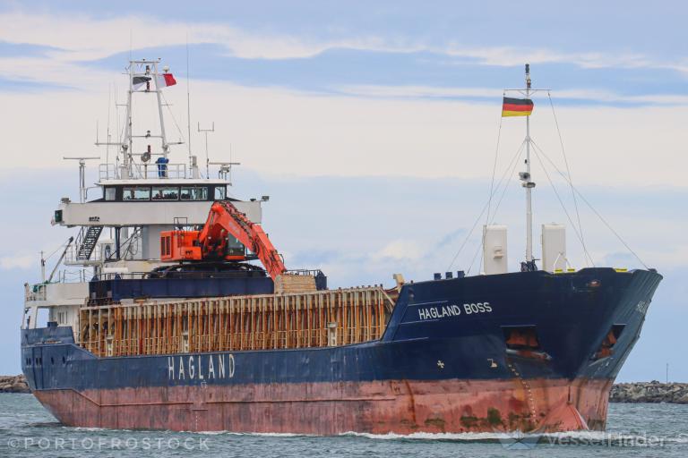 hagland boss (General Cargo Ship) - IMO 9171058, MMSI 249934000, Call Sign 9HLE5 under the flag of Malta