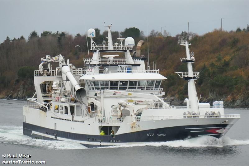 harvest (Fishing vessel) - IMO , MMSI 257437000, Call Sign LDKY under the flag of Norway