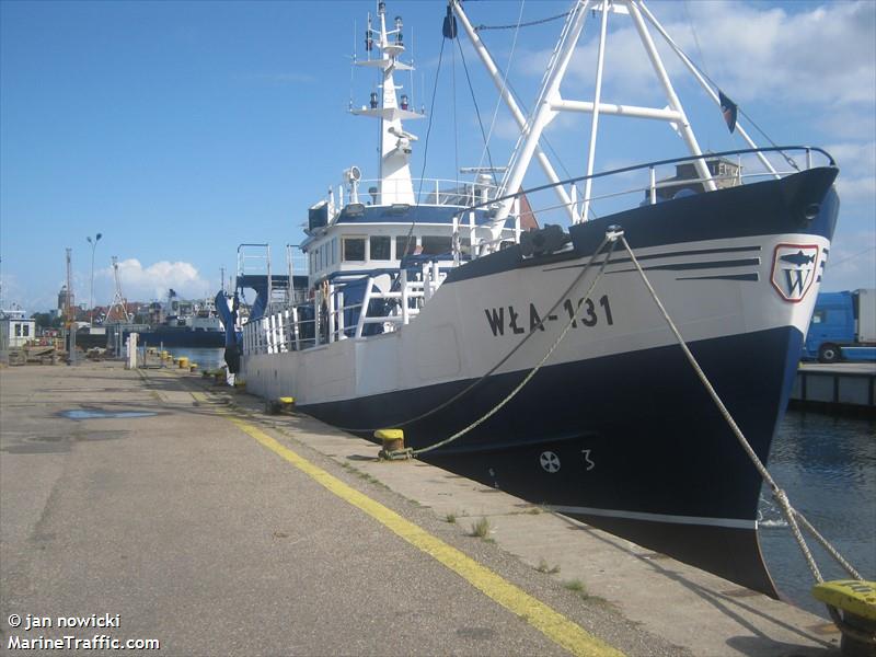 albert wla131 (Fishing Vessel) - IMO 7405584, MMSI 261003890, Call Sign SPG2005 under the flag of Poland