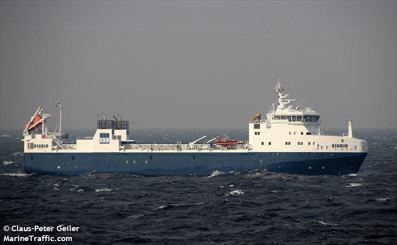 sigrid (Nuclear Fuel Carrier) - IMO 9631840, MMSI 266416000, Call Sign SBPY under the flag of Sweden