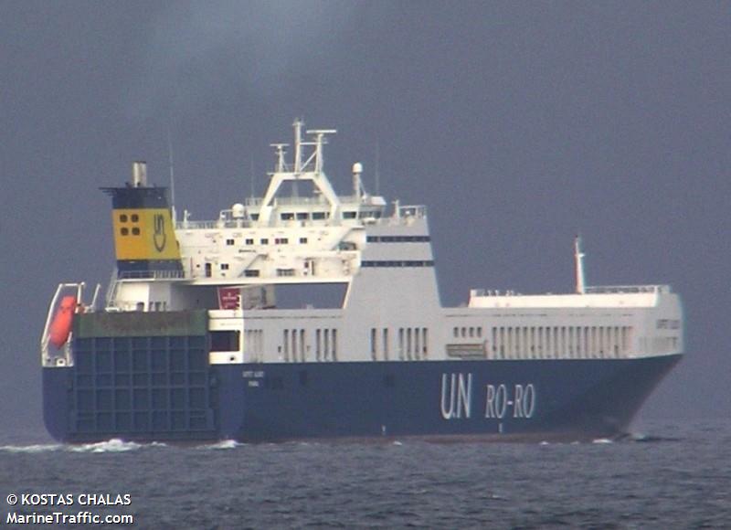 assos seaways (Ro-Ro Cargo Ship) - IMO 9293416, MMSI 271000747, Call Sign TCCU7 under the flag of Turkey