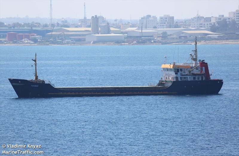 namo (General Cargo Ship) - IMO 7823308, MMSI 271055011, Call Sign TCA9011 under the flag of Turkey