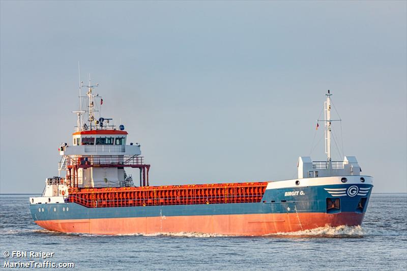 birgit g (General Cargo Ship) - IMO 9536064, MMSI 305502000, Call Sign V2QD5 under the flag of Antigua & Barbuda
