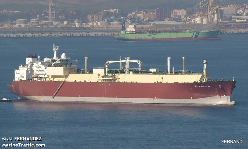 al marrouna (LNG Tanker) - IMO 9325685, MMSI 311468000, Call Sign C6VF5 under the flag of Bahamas