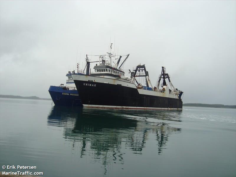 unimak (Fishing Vessel) - IMO 8101680, MMSI 338526000, Call Sign WCY8622 under the flag of USA