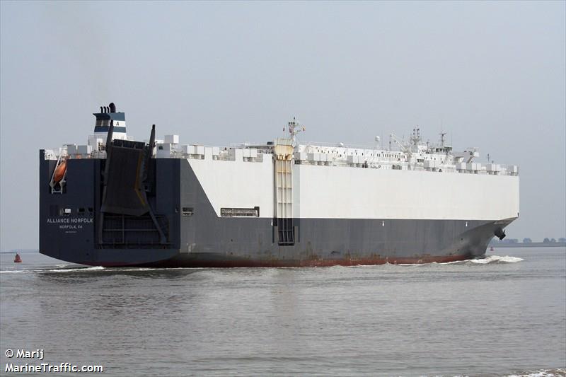 alliance norfolk (Vehicles Carrier) - IMO 9332547, MMSI 338619000, Call Sign WGAH under the flag of USA