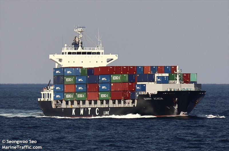 sunny acacia (Container Ship) - IMO 9689665, MMSI 356481000, Call Sign 3FUU5 under the flag of Panama