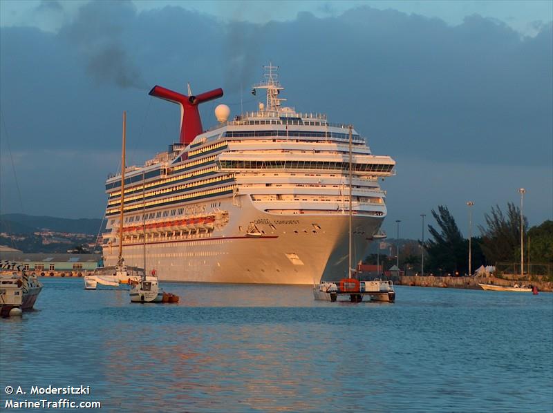 carnival conquest (Passenger (Cruise) Ship) - IMO 9198355, MMSI 357657000, Call Sign 3FPQ9 under the flag of Panama