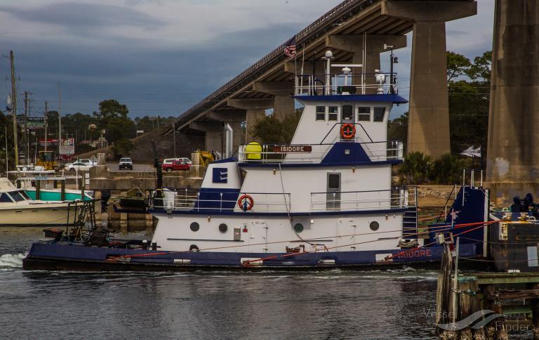 isidore (Tug) - IMO , MMSI 367003410, Call Sign WDF2421 under the flag of United States (USA)