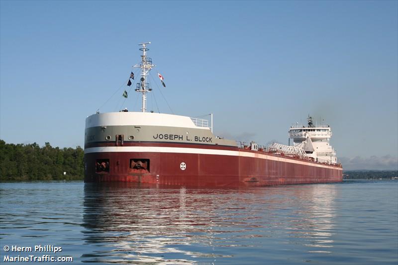 joseph l block (Self Discharging Bulk Carrier) - IMO 7502320, MMSI 367082230, Call Sign WXY6216 under the flag of United States (USA)