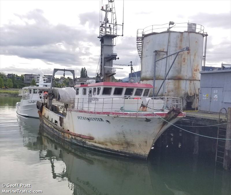 ocean hunter (Fishing Vessel) - IMO 8705852, MMSI 367638480, Call Sign WDH6487 under the flag of United States (USA)