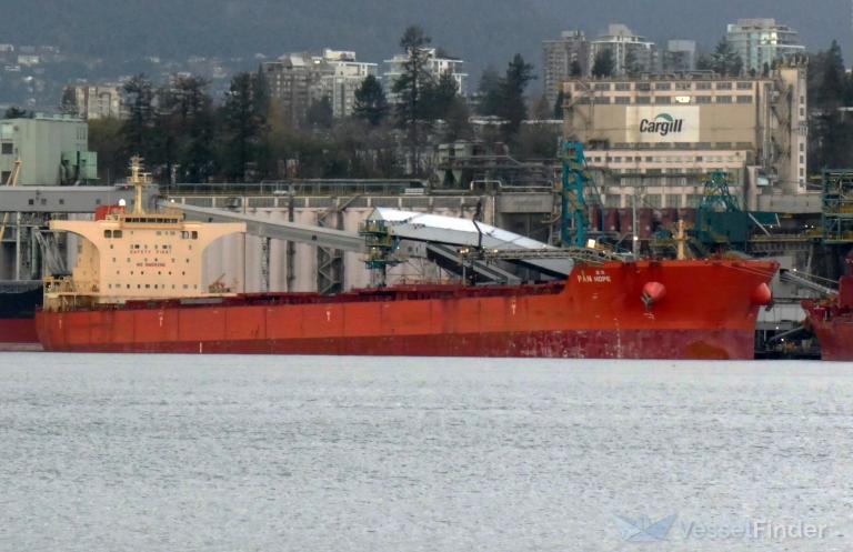 pan hope (Bulk Carrier) - IMO 9468724, MMSI 370137000, Call Sign 3EZL9 under the flag of Panama