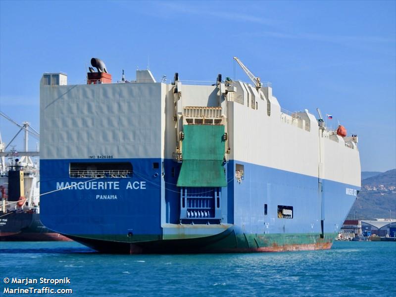 marguerite ace (Vehicles Carrier) - IMO 9426386, MMSI 372158000, Call Sign 3EQH under the flag of Panama