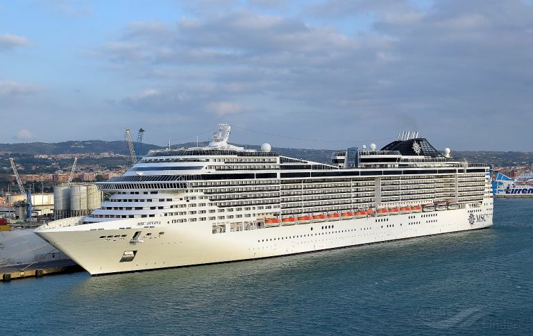 msc divina (Passenger (Cruise) Ship) - IMO 9585285, MMSI 373178000, Call Sign 3FFA5 under the flag of Panama