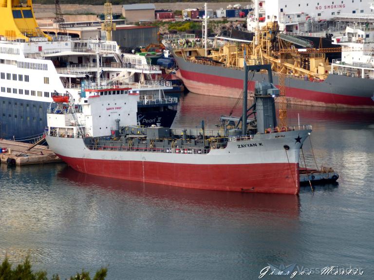 zayyan k (Cement Carrier) - IMO 7394321, MMSI 375369000, Call Sign J8B3389 under the flag of St Vincent & Grenadines