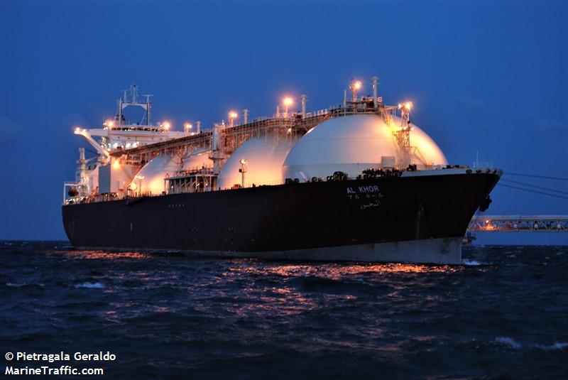 al khor (LNG Tanker) - IMO 9085613, MMSI 431894000, Call Sign JHHU under the flag of Japan