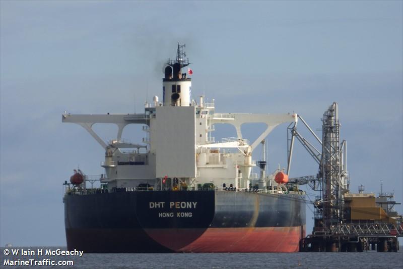 dht peony (Crude Oil Tanker) - IMO 9385843, MMSI 477392300, Call Sign VRSY5 under the flag of Hong Kong