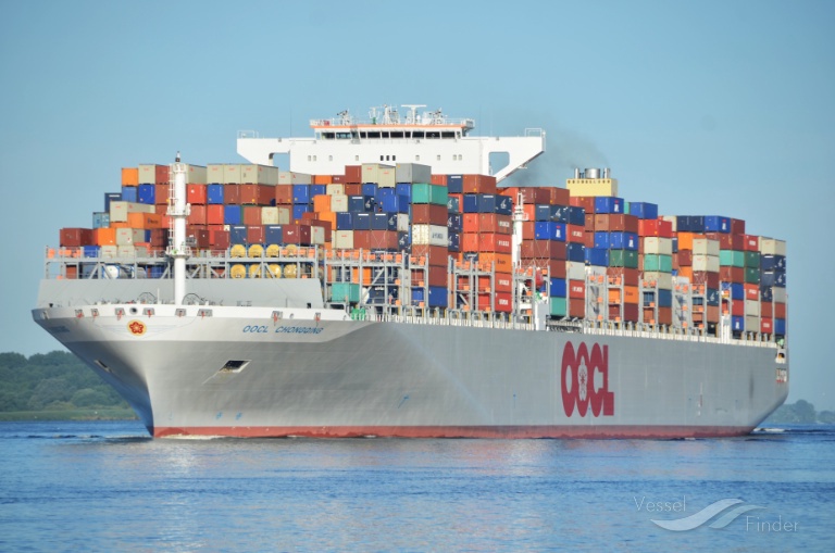 oocl chongqing (Container Ship) - IMO 9622629, MMSI 477832400, Call Sign VRLZ4 under the flag of Hong Kong