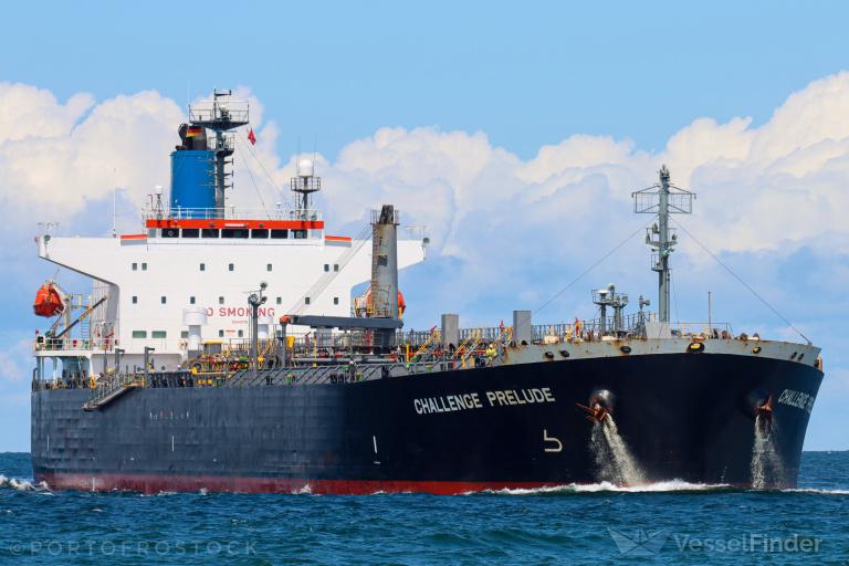 challenge prelude (Oil Products Tanker) - IMO 9333278, MMSI 477858900, Call Sign VRQC9 under the flag of Hong Kong