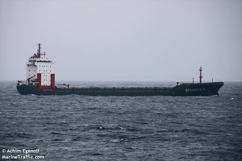 begonia s (General Cargo Ship) - IMO 9445540, MMSI 518895000, Call Sign E5U2842 under the flag of Cook Islands