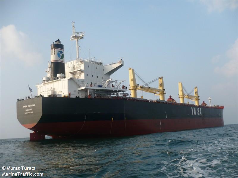 yasa emirhan (Bulk Carrier) - IMO 9454503, MMSI 538003057, Call Sign V7OC3 under the flag of Marshall Islands