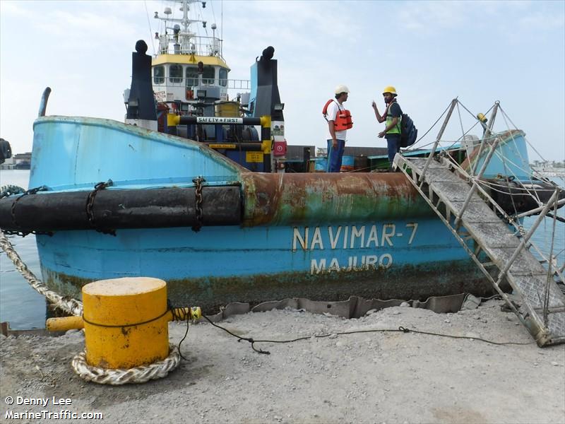 navimar 7 (Tug) - IMO 9560558, MMSI 538007395, Call Sign V7LT2 under the flag of Marshall Islands