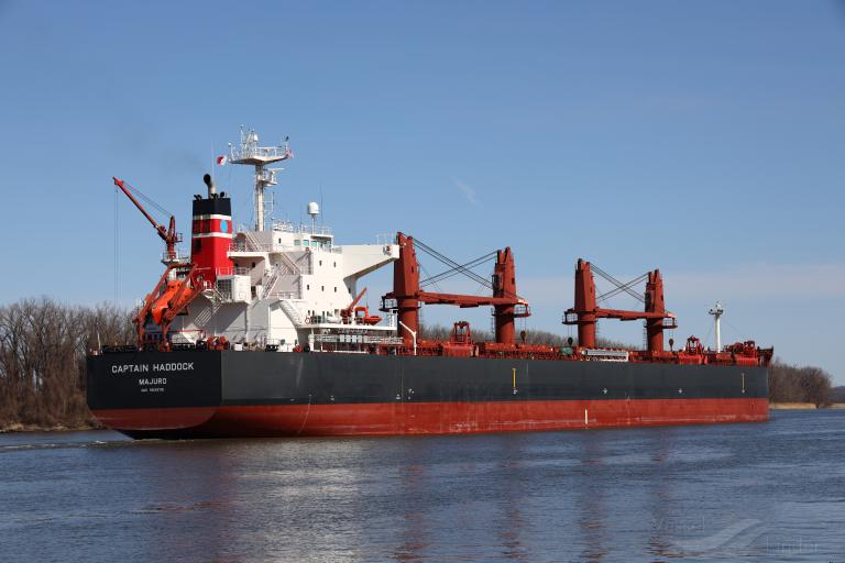 captain haddock (Bulk Carrier) - IMO 9839791, MMSI 538008274, Call Sign V7A2177 under the flag of Marshall Islands