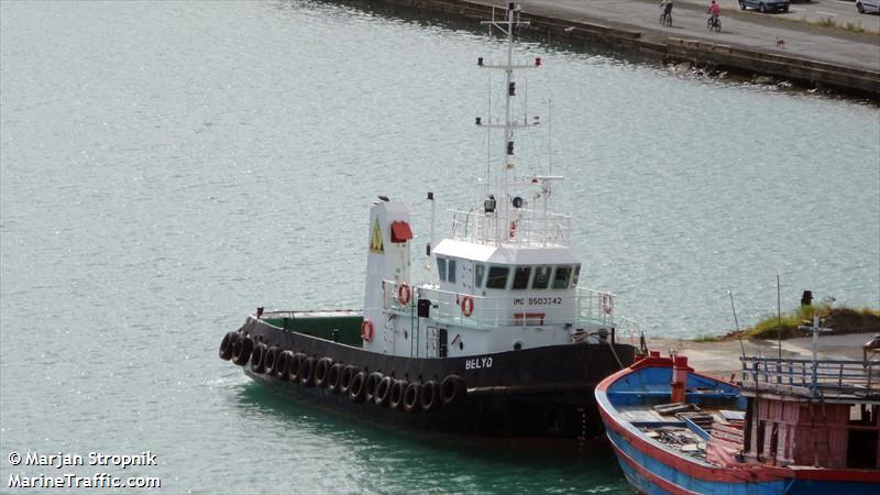 belyd (Tug) - IMO 9503342, MMSI 540010600, Call Sign FLTT under the flag of New Caledonia