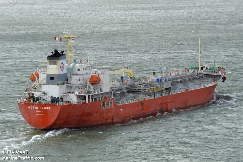 horin trader (Chemical/Oil Products Tanker) - IMO 9724051, MMSI 548911000, Call Sign DUHA under the flag of Philippines