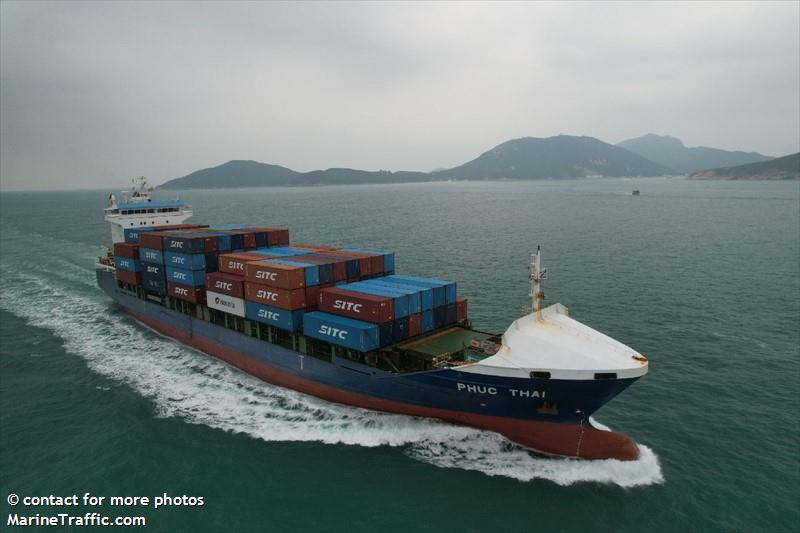 phuc thai (Container Ship) - IMO 9358527, MMSI 574004260, Call Sign XVUH7 under the flag of Vietnam