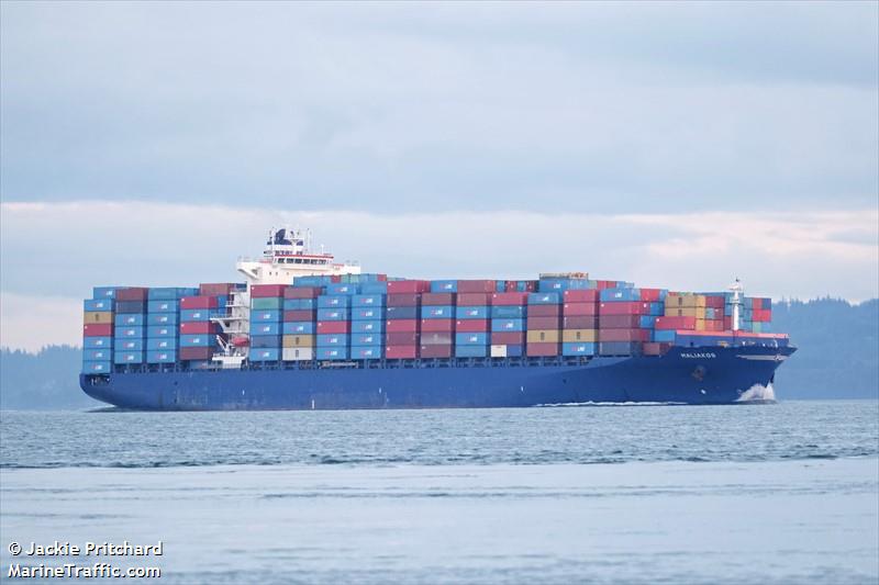 maliakos (Container Ship) - IMO 9464247, MMSI 636015131, Call Sign A8YT7 under the flag of Liberia