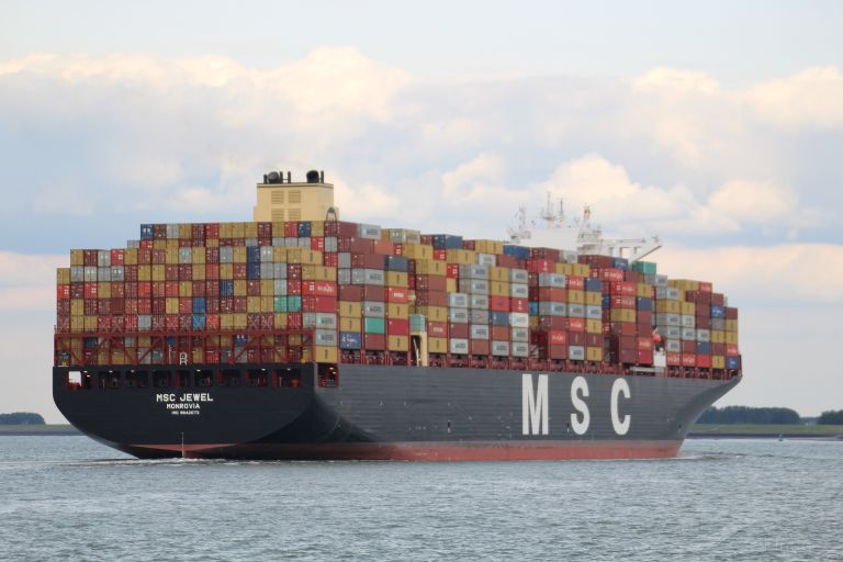 msc jewel (Container Ship) - IMO 9842073, MMSI 636019207, Call Sign D5TL4 under the flag of Liberia