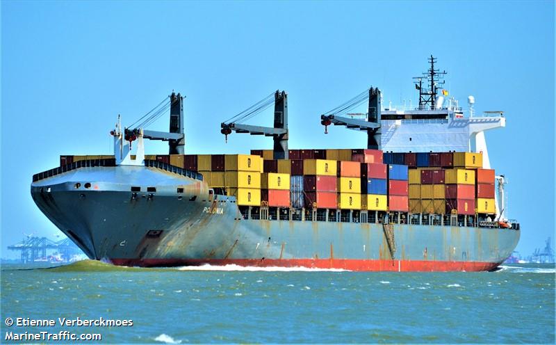 polonia (Container Ship) - IMO 9219379, MMSI 636091486, Call Sign A8OI5 under the flag of Liberia