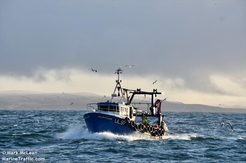 dauntless ul97 (Fishing vessel) - IMO , MMSI 232042939, Call Sign MLWQ8 under the flag of United Kingdom (UK)