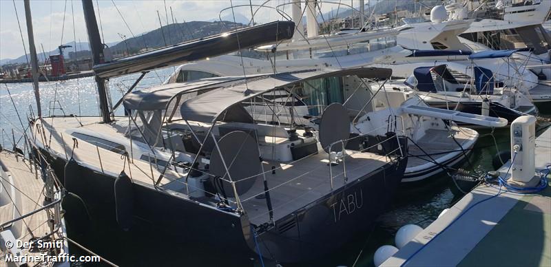tabu (Pleasure craft) - IMO , MMSI 232050398 under the flag of United Kingdom (UK)
