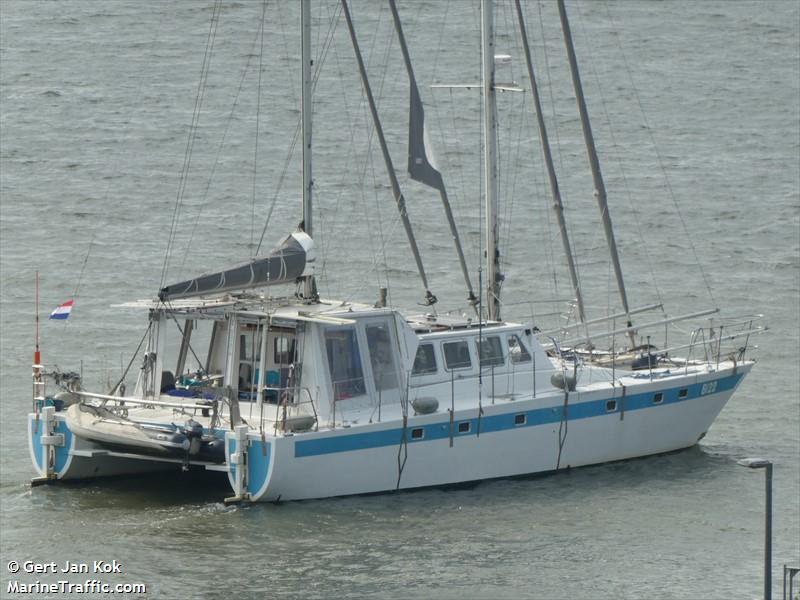 bi22 (Sailing vessel) - IMO , MMSI 244029846, Call Sign PG8775 under the flag of Netherlands