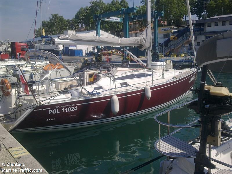 fishbed (Sailing vessel) - IMO , MMSI 261019360, Call Sign SPS2905 under the flag of Poland